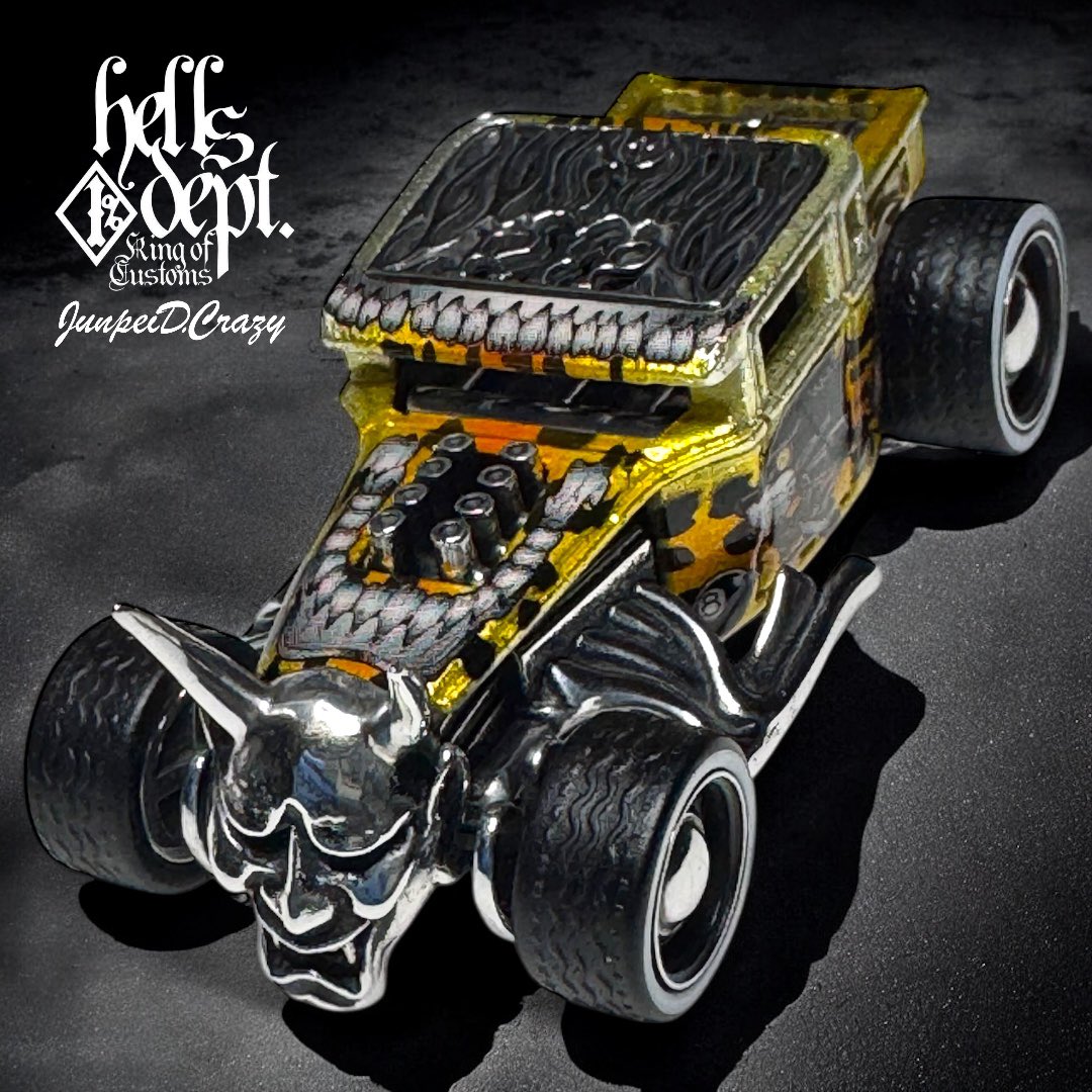 Hot Wheels ヘルズデプト　hells dept クリア部分割れあり Hot Wheels ヘルズデプトhells dept クリア部分割れあり