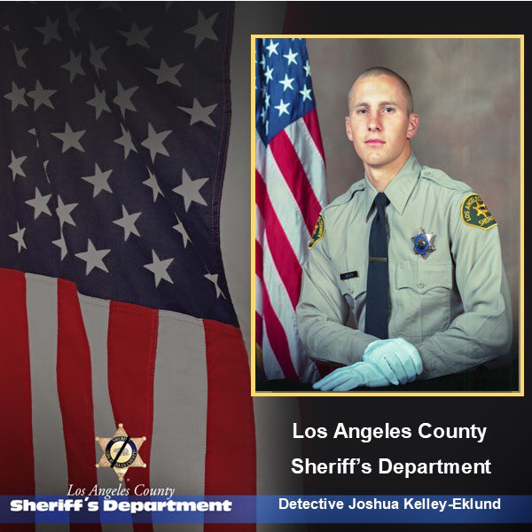 LASDHQ's tweet image. With profound sadness and heavy hearts, the LASD announces the passing of three of our dedicated detectives: Detective Joshua Kelley-Eklund, Detective Victor Lemus, and Detective William Osborn who were all assigned to Special Enforcement Bureau’s Arson Explosives Detail.…