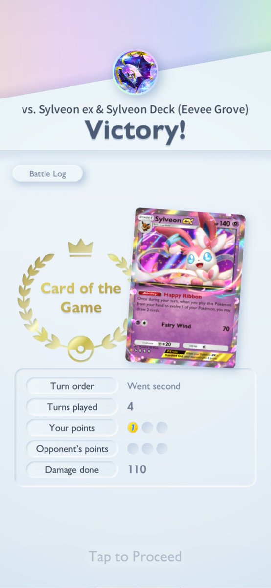 Bafael1's tweet image. Been trying out a new deck and sylveon ex is so bonkers. I had 16 cards drawn on turn 4 with 110 damage per turn plus Cyrus so I could hit whatever I wanted for that full number