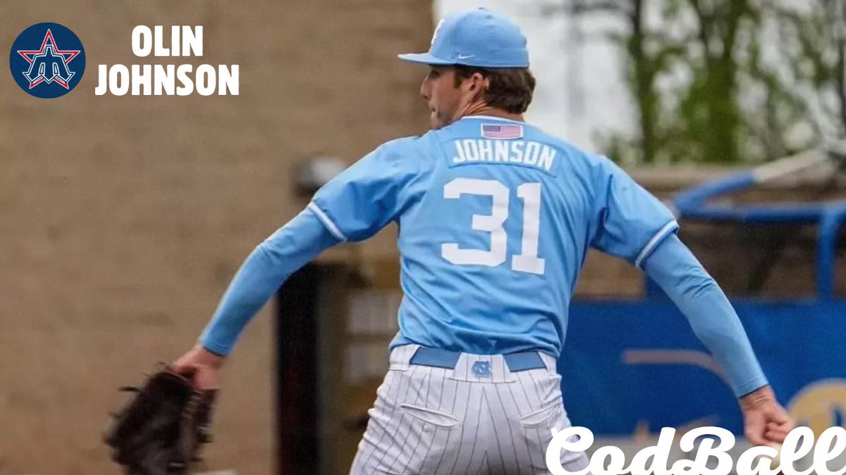 CodBall (@codball) on Twitter photo Olin Johnson (<a href="/DiamondHeels/">Carolina Baseball</a>) struck out 5 over 5 innings of work surrendering just 1 run for the <a href="/HarwichMariners/">Harwich Mariners</a> Olin Johnson (<a href="/DiamondHeels/">Carolina Baseball</a>) struck out 5 over 5 innings of work surrendering just 1 run for the <a href="/HarwichMariners/">Harwich Mariners</a>