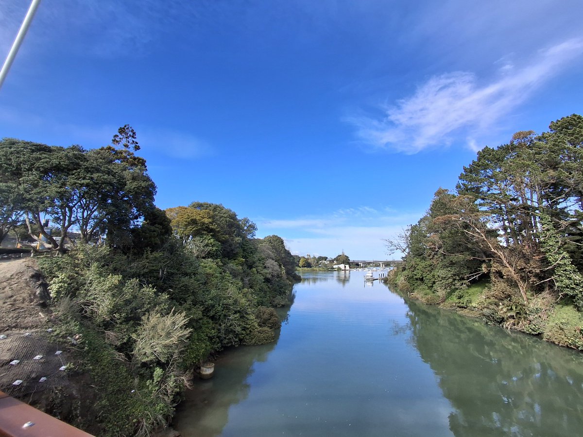 New Jubilee Bridge open today. Can once again walk around the Panmure basin loop. Much wider than the old one so can properly enjoy the view too.