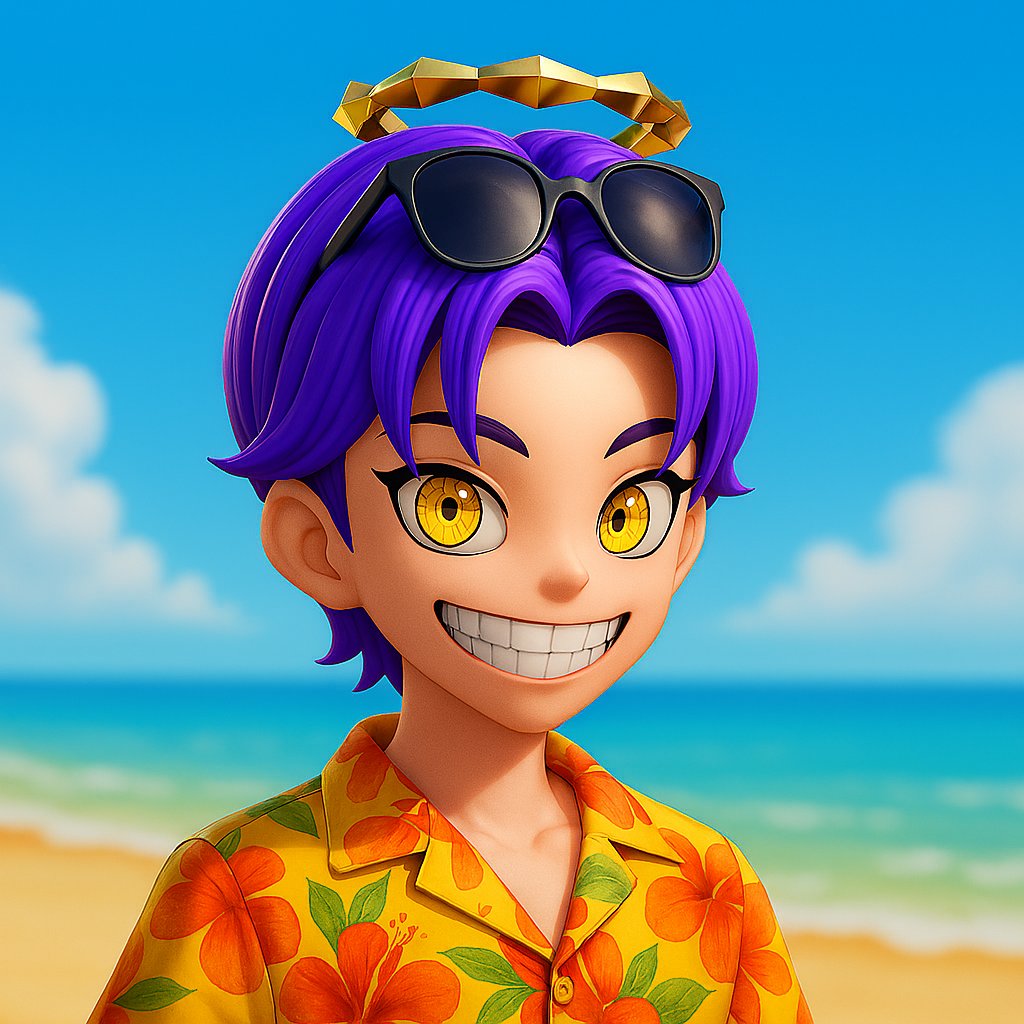 世間では今日から夏休みということなのでアイコンの画像を夏バージョンに変えてみました😁🏖️