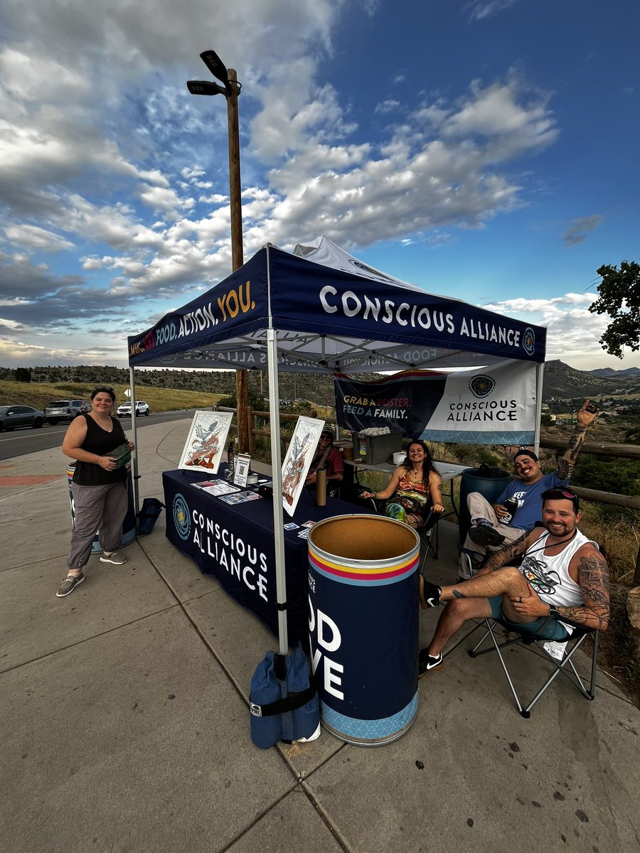 MarxRobby's tweet image. At Red Rocks in Morrison CO.
For a String Cheese Incident run
Come by and see me
at the Conscious Alliance booth