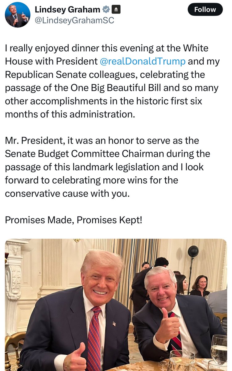 Natalie F Danelishen (@chesschick01) on Twitter photo Trump going after Thomas Massie while posing with Lindsey Graham tonight while also telling us to ignore Epstein this past week just leaves a bad taste in my mouth. Disgusting.
There is no one more American First than <a href="/RepThomasMassie/">Thomas Massie</a> Trump going after Thomas Massie while posing with Lindsey Graham tonight while also telling us to ignore Epstein this past week just leaves a bad taste in my mouth. Disgusting.
There is no one more American First than <a href="/RepThomasMassie/">Thomas Massie</a>