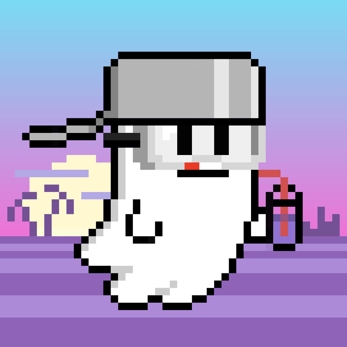 Dontmesswjoker's tweet image. Say hello panhandling pop drinking pete. @deadpixels_club I hope the robot finds a good home.