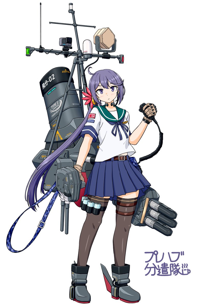 曙(艦これ) 「プレハブ分遣隊(概念)より 藤野 "曙" 莉那」|さむさらのイラスト