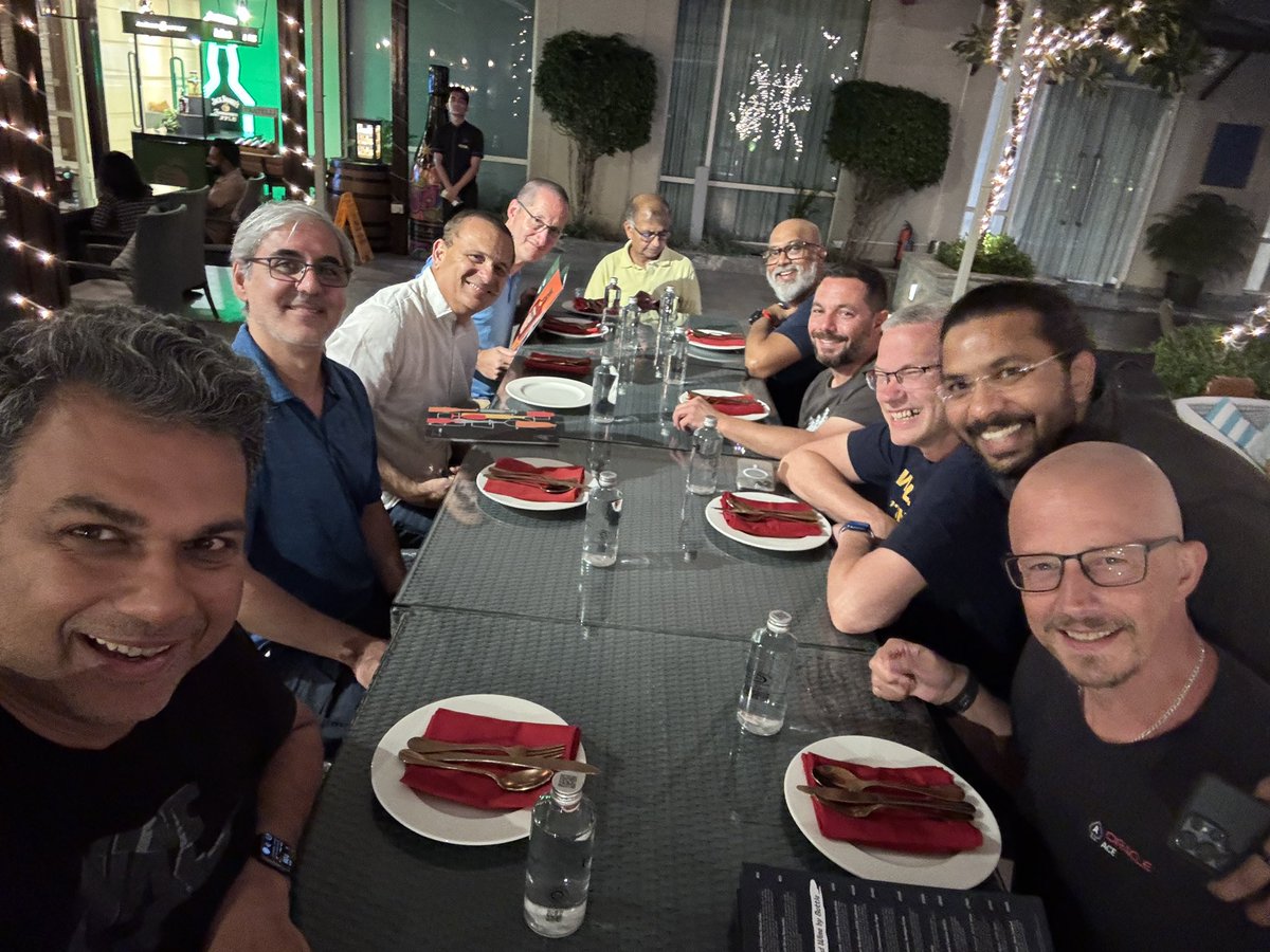 sandeshr's tweet image. And the Yatra folks assemble
@sai_penumuru @ncalerouy @connor_mc_d @JulianFreyCH @neilsellers @bkhan @MikeDietrichDE @NewtGlobal @alexnuijten @patch72 @GavinSoorma @vijaysiva79
#OCYatra2025 #Oracle #Database #OracleCloud #AI #AIAgents
@oracleugs @oracleace @OracleDevs