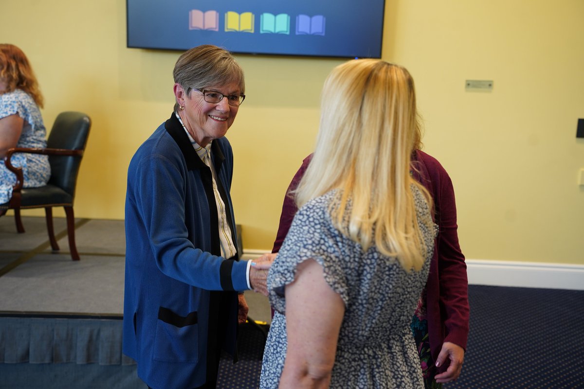 GovLauraKelly's tweet image. When we support literacy, we support academic achievement, workforce readiness, and career opportunities. This week, I heard from Kansas educators about how the Blueprint for Literacy will transform their teaching, enabling students to thrive both in and out of the classroom.