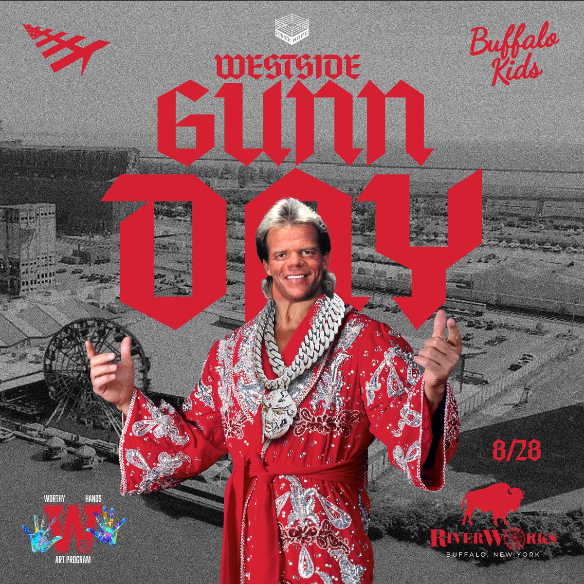 WESTSIDEGUNN (@westsidegunn) on Twitter photo HUUUUUGE ANNOUNCEMENT!!!!!!!!!!!!!!π¦π¦π¦π¦π¦π¦π¦π¦π¦πππππππππ₯π₯π₯π₯π₯π₯π₯π₯π₯π₯π₯
AUGUST 28th at BUFFALO RIVERWORKS @buffalo.riverworks
4TH ROPE: HEELS HAVE EYES βWESTSIDE GUNN DAYβ
THIS IS GONNA BE LEGENDARY!!! EVERYBODY MAKE YOUR WAY TO BUFFALO FOR A DAY OF HUUUUUGE ANNOUNCEMENT!!!!!!!!!!!!!!π¦π¦π¦π¦π¦π¦π¦π¦π¦πππππππππ₯π₯π₯π₯π₯π₯π₯π₯π₯π₯π₯
AUGUST 28th at BUFFALO RIVERWORKS @buffalo.riverworks
4TH ROPE: HEELS HAVE EYES βWESTSIDE GUNN DAYβ
THIS IS GONNA BE LEGENDARY!!! EVERYBODY MAKE YOUR WAY TO BUFFALO FOR A DAY OF