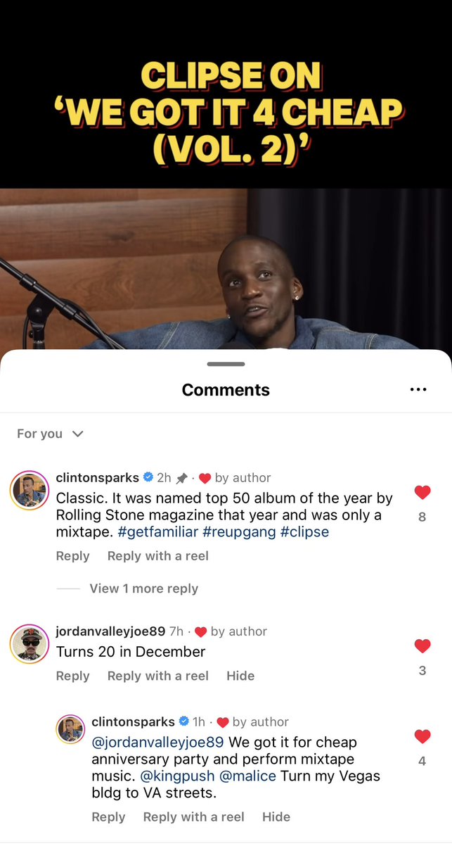 bdotTM's tweet image. yo @pusha_t, @clintonsparks wants to do a ‘we got it got cheap vol.2’ 20th anniversary event. get @stevenvictor on the phone!