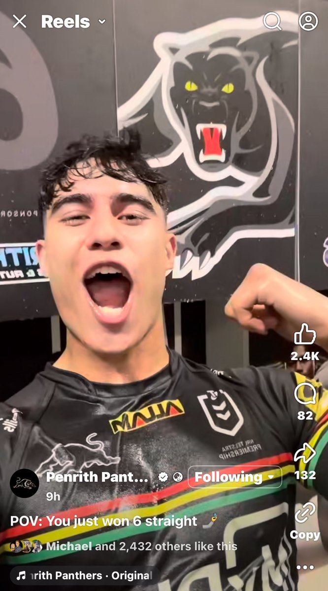 PeterVLang's tweet image. This is the face of a kid really enjoying his football and loving being a Panther.
There were some concerns early in the season but there is no doubt in my mind that this kid is all-in!
And he is having the time of his life.
#PantherPride