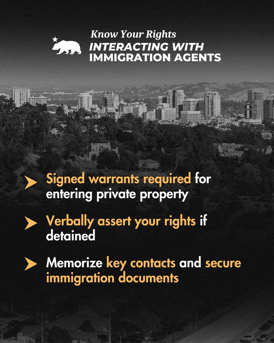 Californians, know your rights.