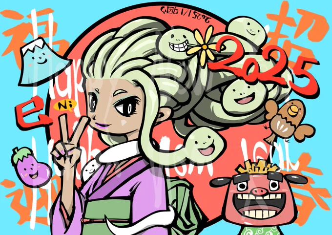 #最近フォローした人は知らない過去絵を晒す もういくつ寝ると