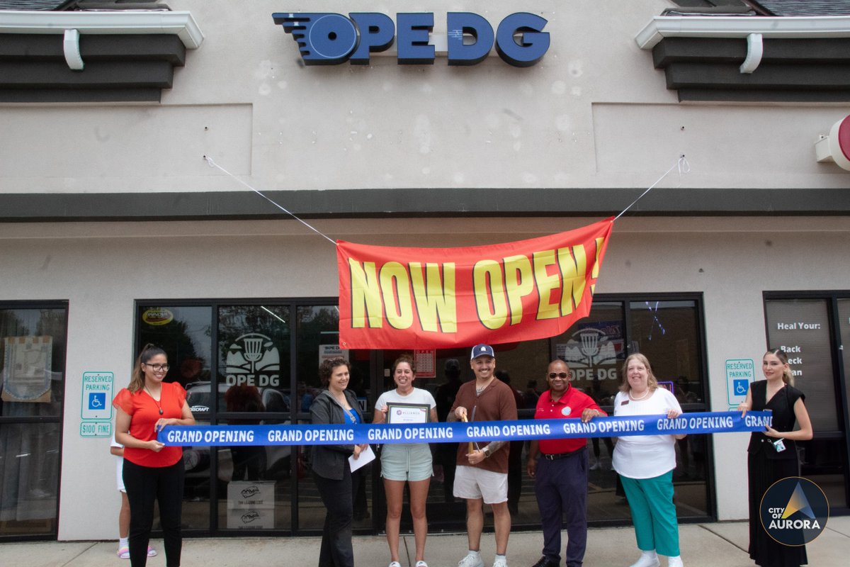 CityofAuroraIL's tweet image. Welcome to your new midwest disc golf destination 🥏
We're thrilled to have Ope Disc Golf join our Aurora business community! They offer an array of disc golf essentials and carry a wide variety of top-brands that are sure to up your game.
Be sure to visit them in Ward 9 at…