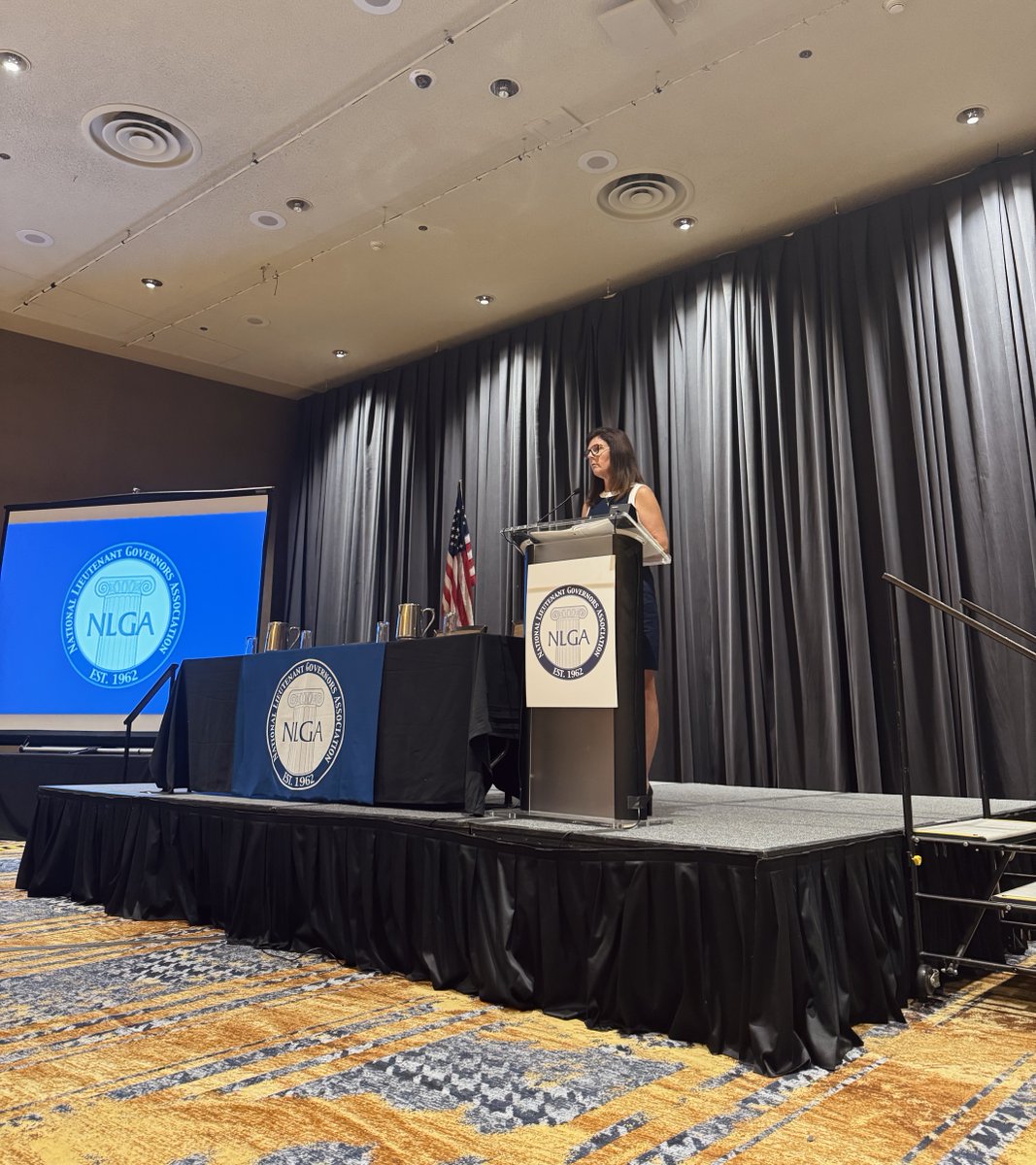 PamelaEvette's tweet image. I was honored to accept the gavel and become Chair of the National Lieutenant Governors Association (@NLGA).
It's been a pleasure working alongside my fellow lieutenant governors from across the country since 2019. I'm excited to take the reins this year as we seek out new and…
