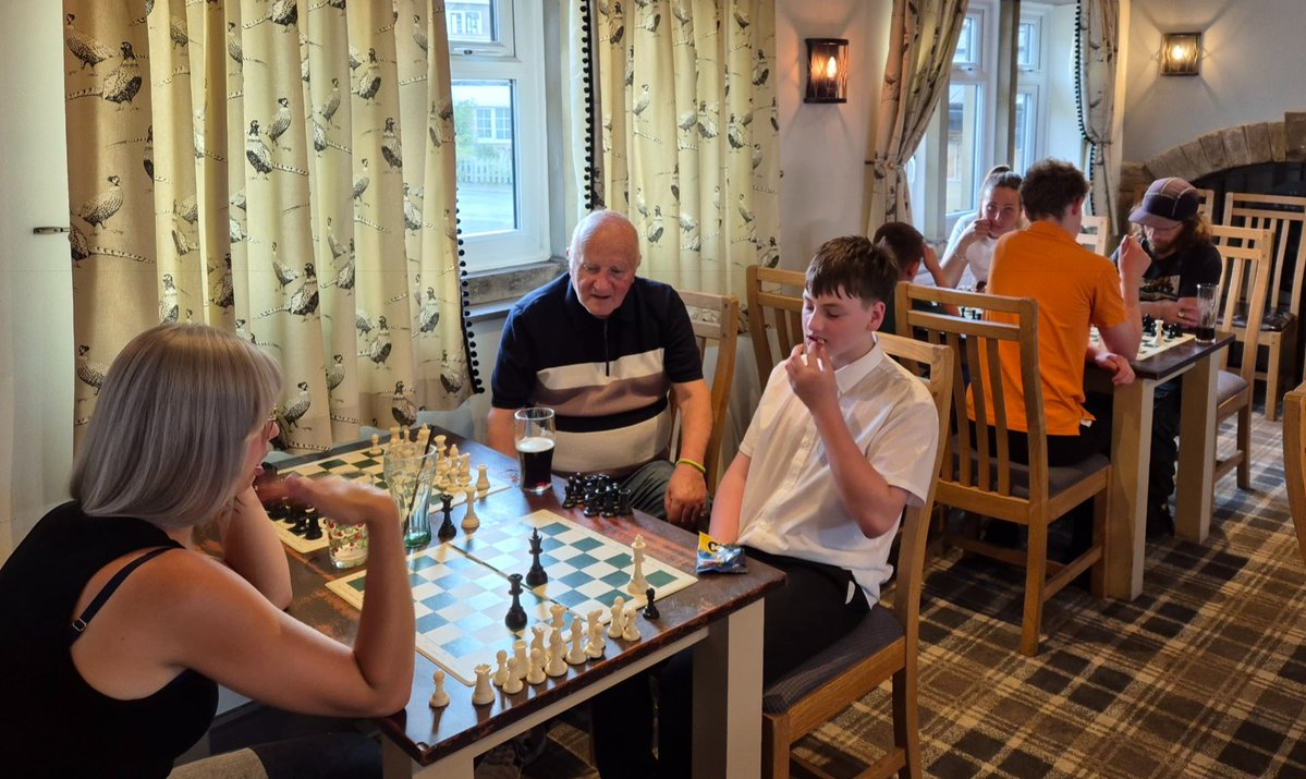 MaDDChess's tweet image. We have our 24hr marathon this weekend, but that did not stop our members getting more chess action on Thursday night in Denby Dale #chess