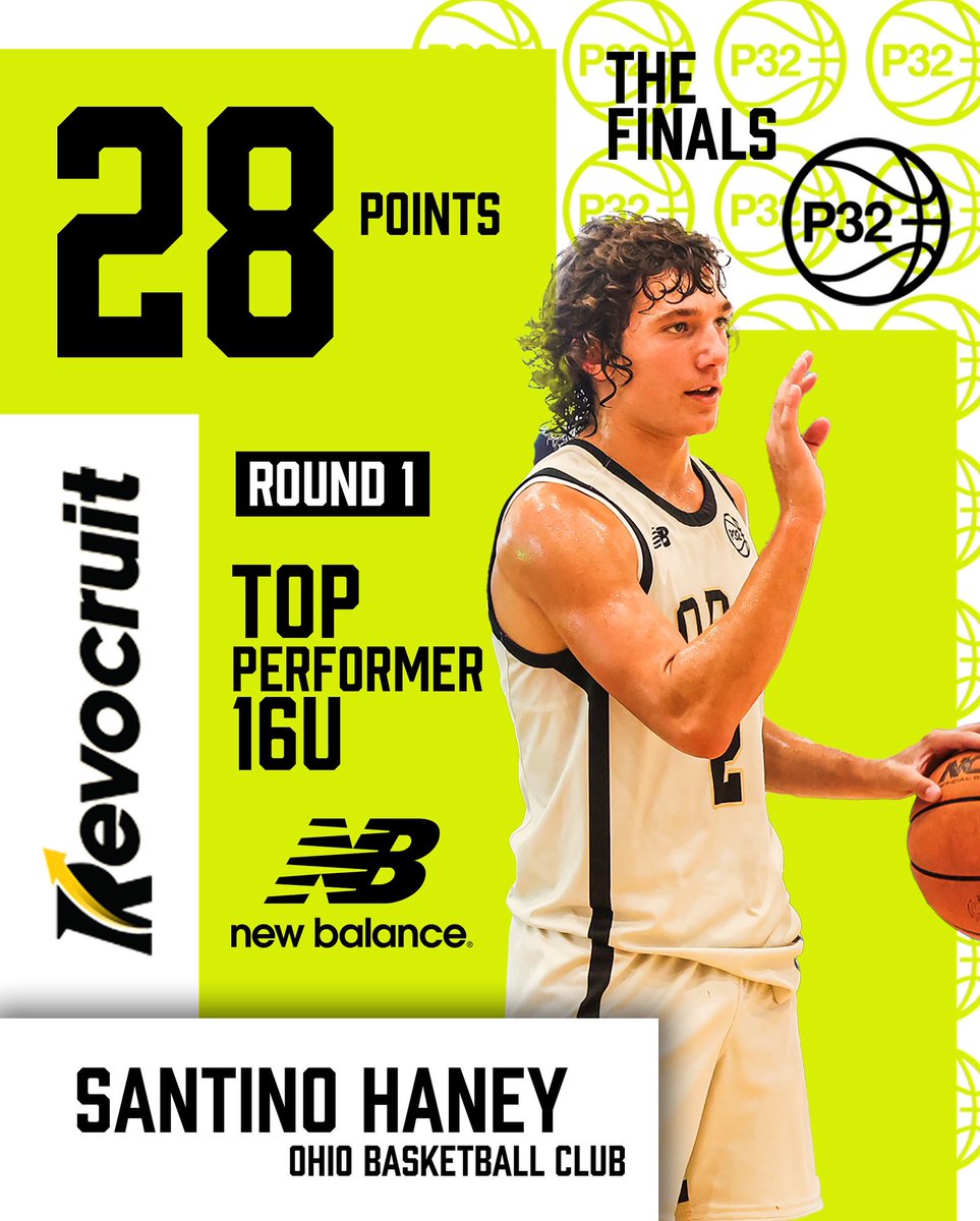 Class of 2027 5’11” guard Santino Haney from Ohio Basketball Club was the top 16U performer from Day 1 at the P32 League Finals in Memphis — making plays on both ends and setting the tone.

Stay tapped in with us for the latest highlights, top performers, and behind-the-scenes