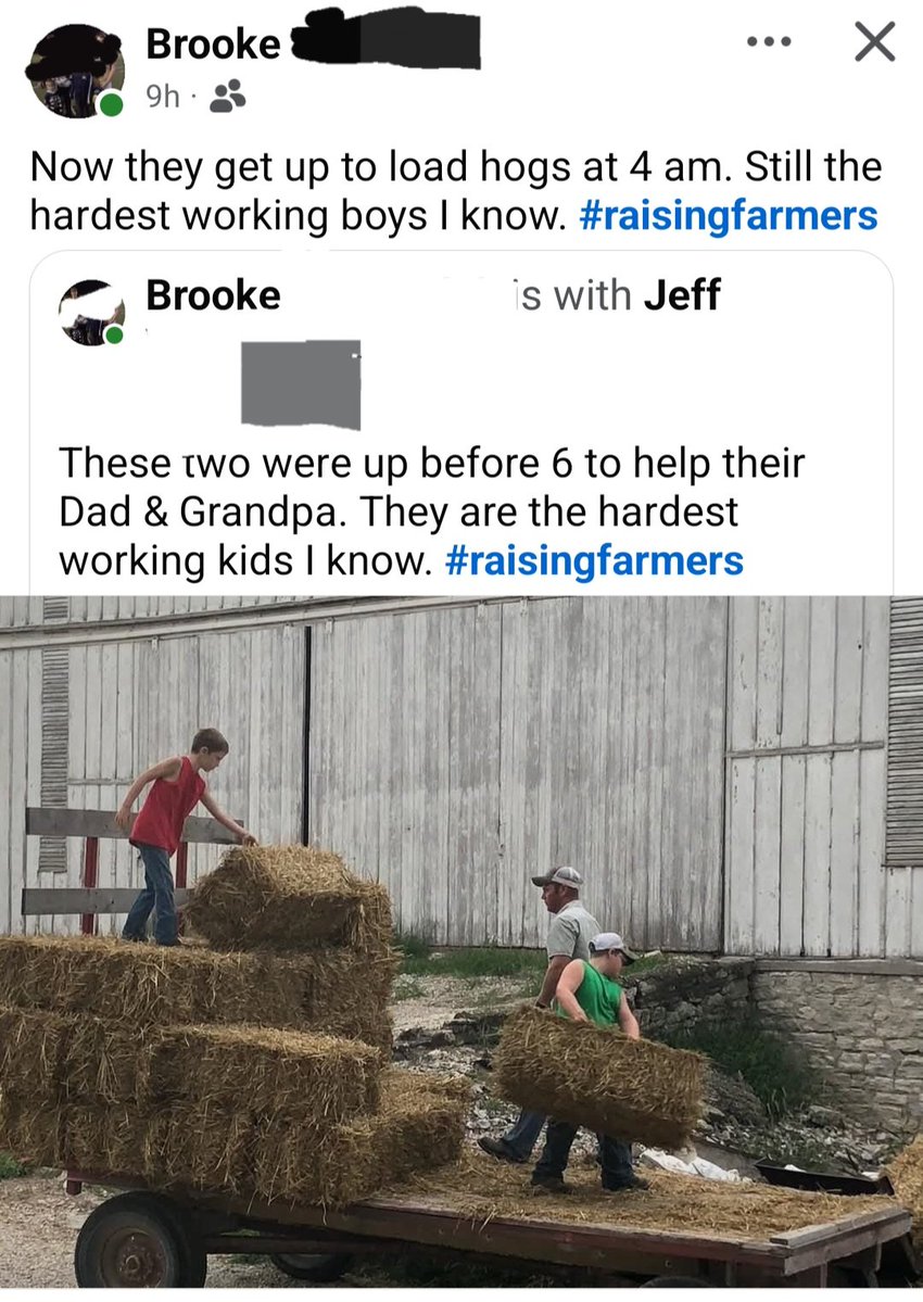 OneAboveAll3015's tweet image. This family is one of the closest "family friends" that I grew up with on the farm. Teach them young, and they will thank you in the end. I know I have thanked my father many times. 🇺🇲🇺🇲