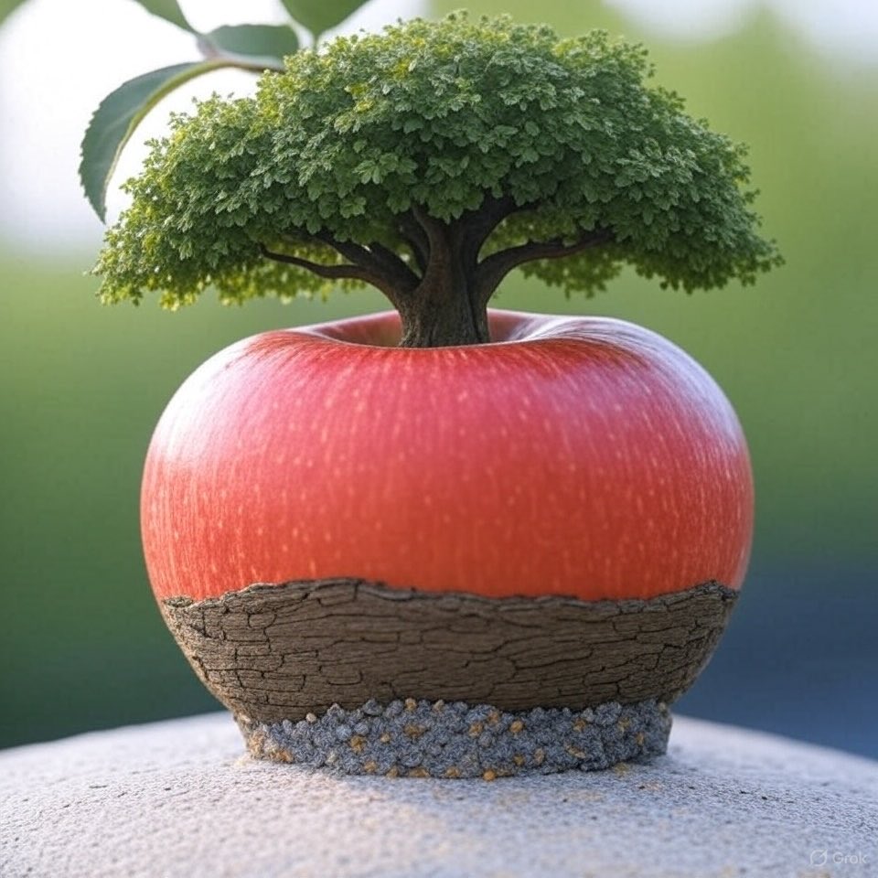I’m slightly surprised that AI doesn’t have apples growing from its variation of the apple tree