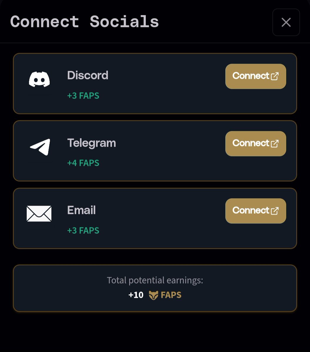 📢 PSA for all Fappers:

Social connect is LIVE 💥
+3 FAPS for Discord
+4 FAPS for Telegram
+3 FAPS for Email
= Easy +10 FAPS in 30 seconds 🧠⚡

Don’t miss free FAPS. Go connect now 🏃‍♂️
<a href="/FractionAI_xyz/">Fraction AI</a>  #FAPs #FractionAI
<a href="/0xshai/">Shashank | 𝔽rAI</a>
