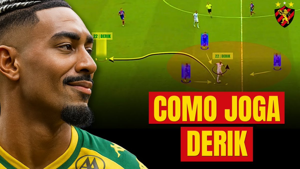 🇧🇷Derik Lacerda chega ao Sport cercado de interrogações e possibilidades. Mas como joga?Explico:

📋Centroavante ou ponta
⚓Pivô, sustentação e jogo apoiado
💡Tomada de decisão
🧠Entrelinha e domínio orientado
💥 Velocidade e ataque ao espaço 
❌Drible 1vs1

Edição: <a href="/KlipDraw/">KlipDraw</a>
