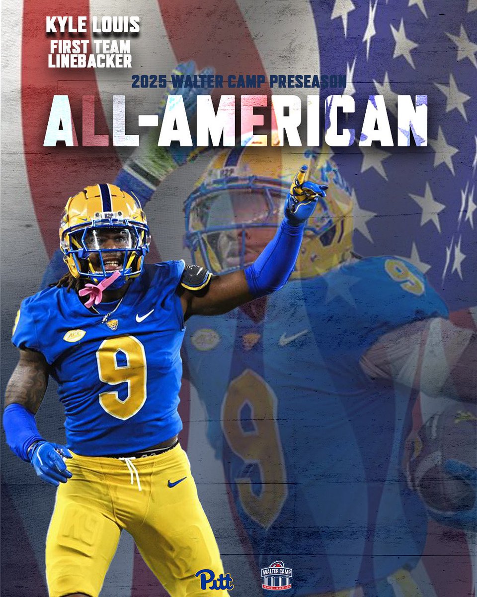 WalterCampFF's tweet image. In case you missed it - the nation's oldest All-America team has selected its 2025 Preseason All-Americans.
Did you know: Former Panther wide receiver Larry Fitzgerald was the Walter Camp Player of the Year in 2003.