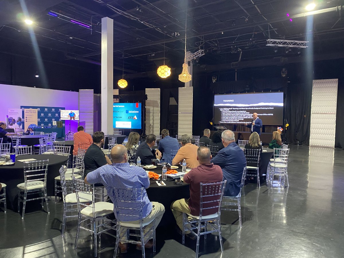 ChrisMillar_DS's tweet photo. Great to be talking technology and physical security yesterday at the ASIS NTX Vendor Fair