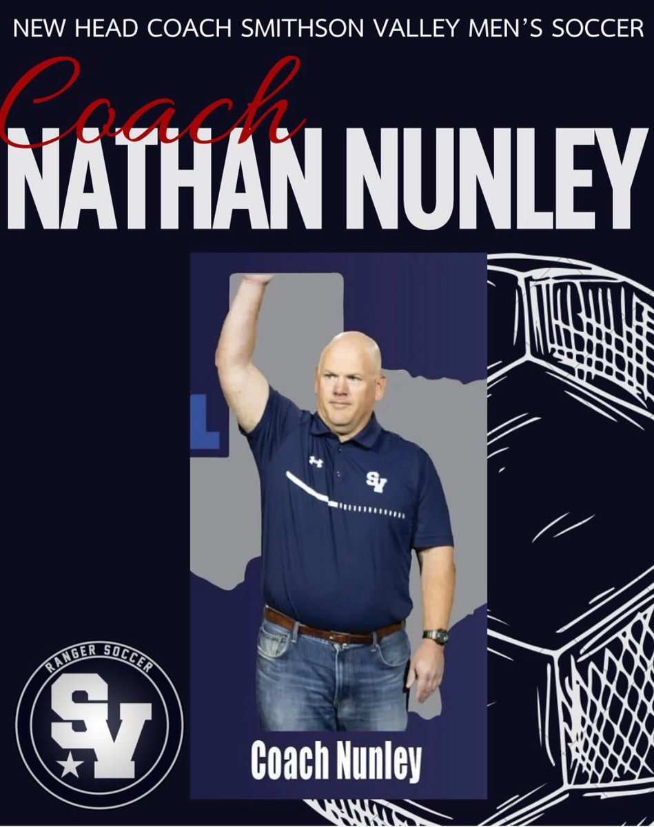 They got their coach!! Congrats Coach Nunley on being appointed the new Head Coach of <a href="/SVMensSoccer/">Smithson Valley Men’s Soccer</a>!! Well deserved promotion for an outstanding man, coach &amp; leader. Good luck!!