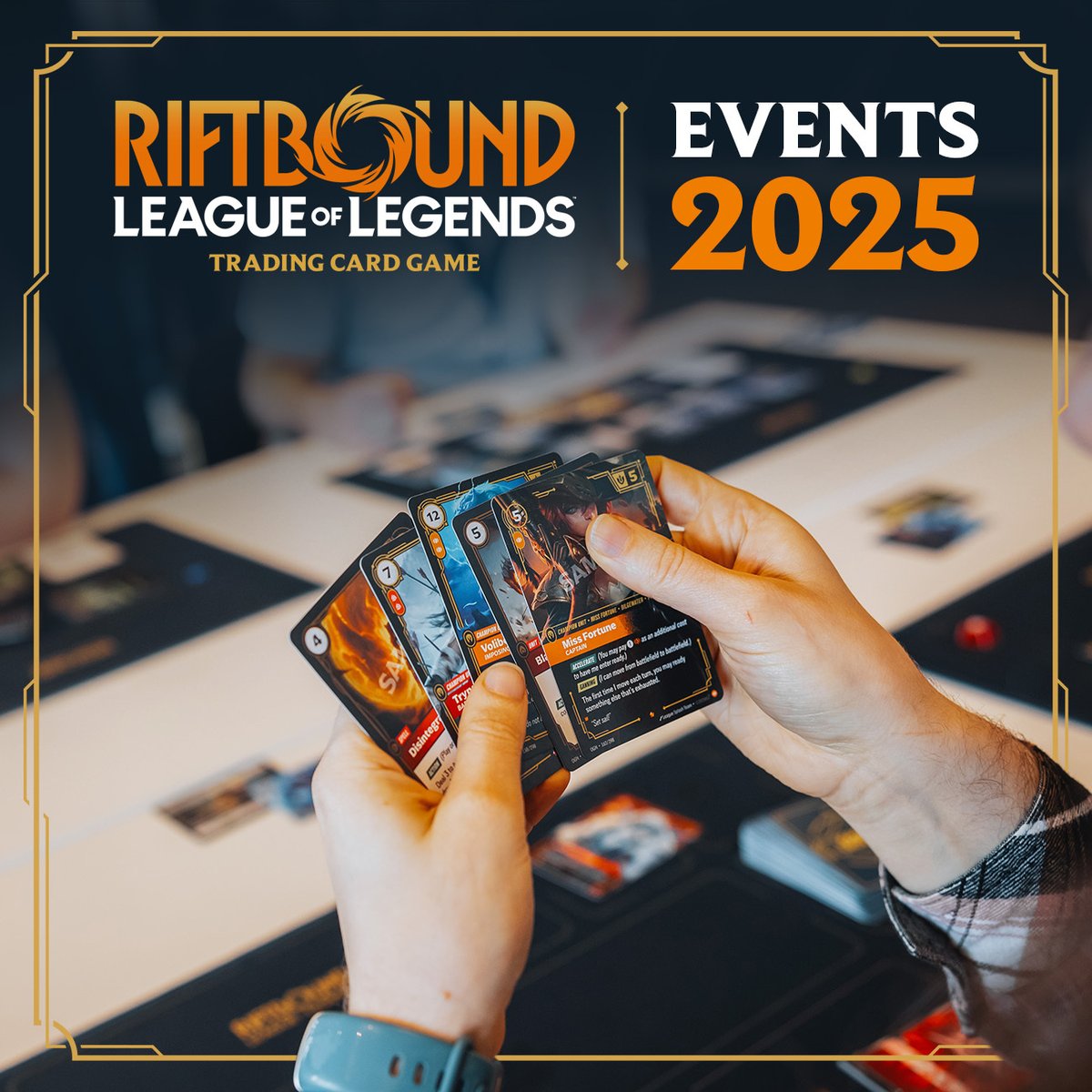 playriftbound's tweet image. Hoping to catch Riftbound at an event this year?
🗺️Where we'll be
❓What we'll be doing there
👀How to stay informed
riot.com/4lBM5xN