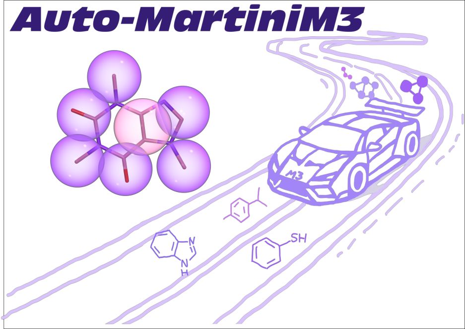 🚀 New preprint out!

"Fast Parameterization of Martini3 Models for Fragments and Small Molecules" is now on #bioRxiv 👉 doi.org/10.1101/2025.0…

We present #AutoMartiniM3 – an updated tool for automated #CG modeling in #Martini3.

#CoarseGraining #MD #DrugDiscovery