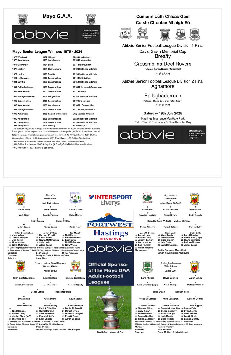 Ballaghaderreen GAA tweet media