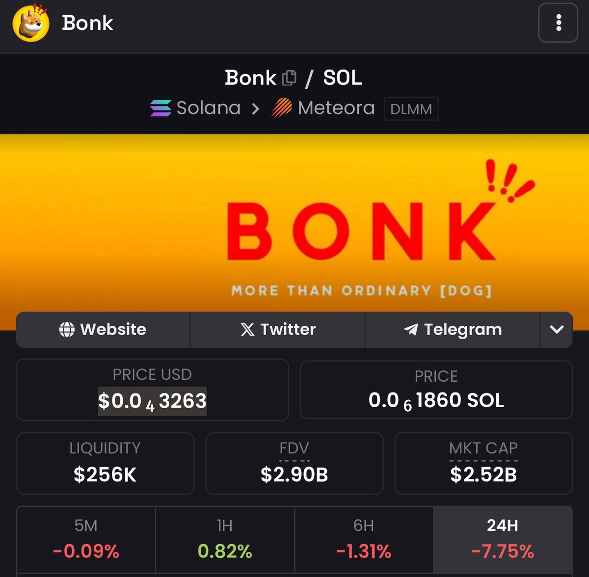 pumps top coin is at 1b+
bonks at 300m
jupiters under 10m

clear mispricing market hasn’t priced in the upside yet for $uranus