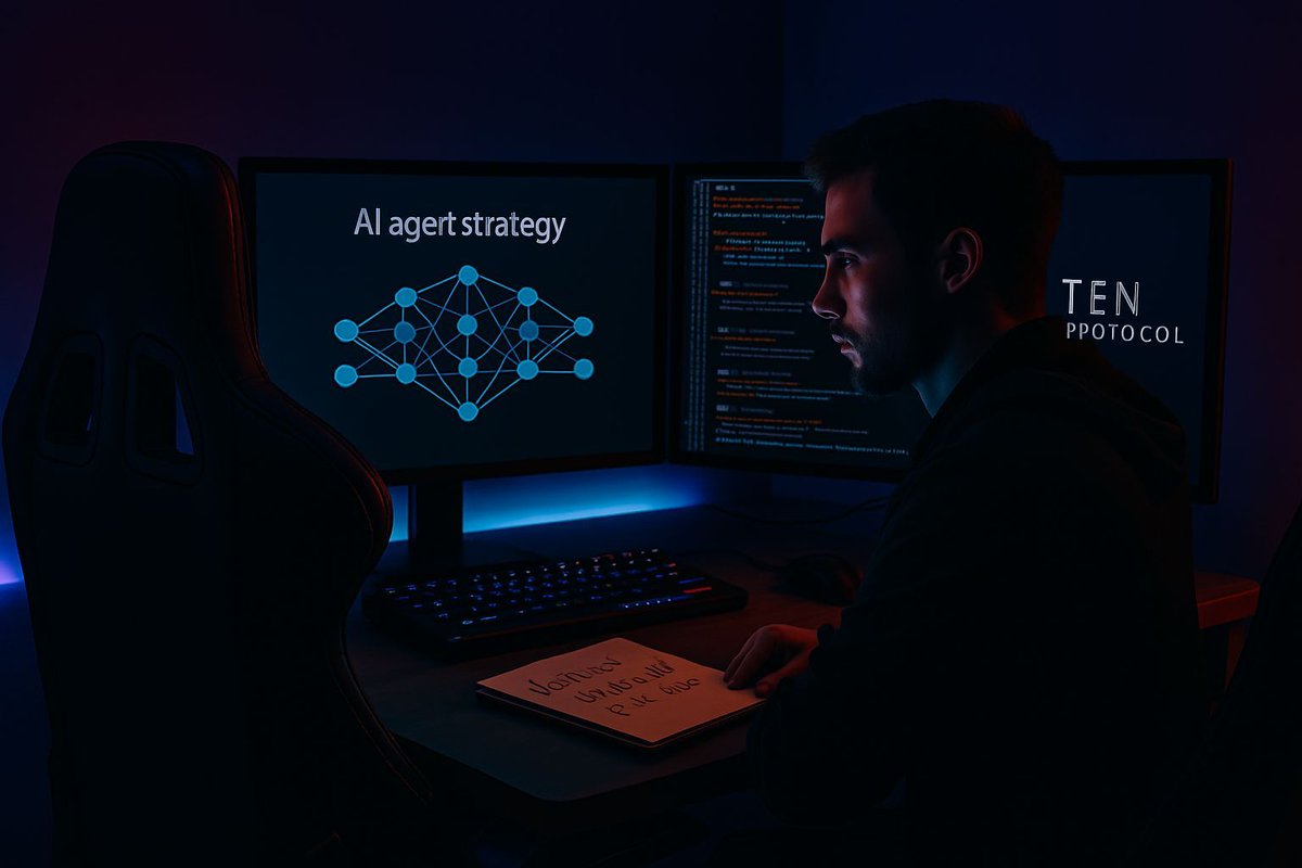 chillwithsubham's tweet image. AI needs privacy.  
Web3 didn’t offer it — until now.

@tenprotocol enables:
🤖 AI agents with hidden strategies  
🔐 Encrypted logic onchain  
🎯 Trustless coordination, no leaks

Built for the future of autonomous apps.  
#EncryptedAI #BuildOnTEN #Crypto #Cryptocurrency…