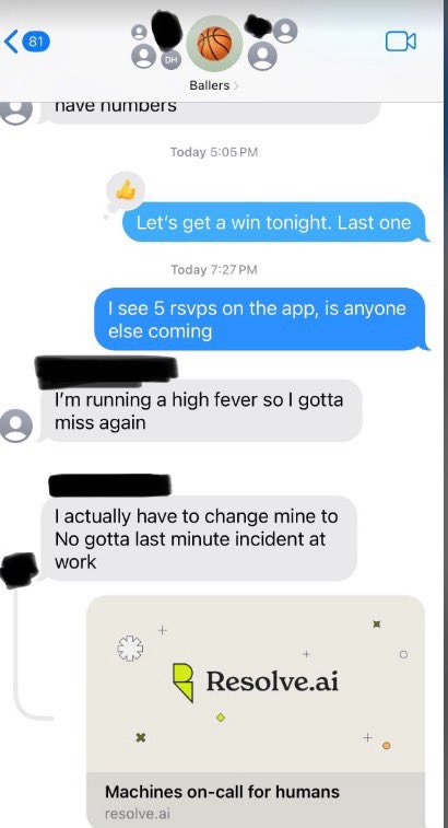 viqtor (@_lytz_) on Twitter photo Engineers, forget about MTTR. The real metric is how many pick up games you lost because of a Sev 1.
I saw <a href="/DavisGovrik/">Davis Govrik</a> sobbing in the bathroom last Friday cuz his mate got paged right before a game. I’ve never seen Davis cry before. I was moved. Engineers, forget about MTTR. The real metric is how many pick up games you lost because of a Sev 1.
I saw <a href="/DavisGovrik/">Davis Govrik</a> sobbing in the bathroom last Friday cuz his mate got paged right before a game. I’ve never seen Davis cry before. I was moved.