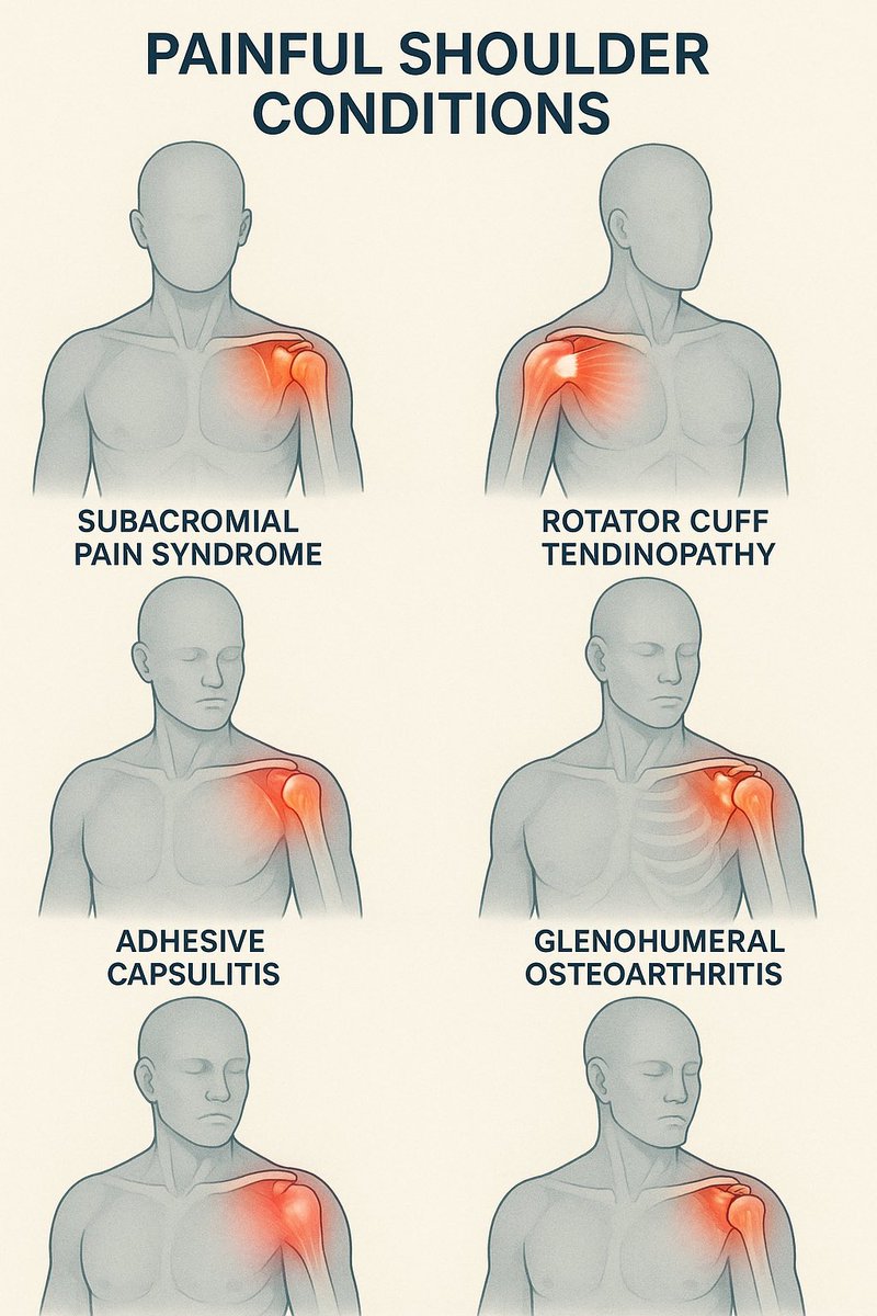 KoneruMd's tweet image. ✨I’ve treated over 40 patients with Painful Shoulder Syndrome
Painful shoulder syndrome represents a significant clinical challenge that affects a substantial portion of the adult population, frequently resulting in functional disability and diminished quality of life.
This…