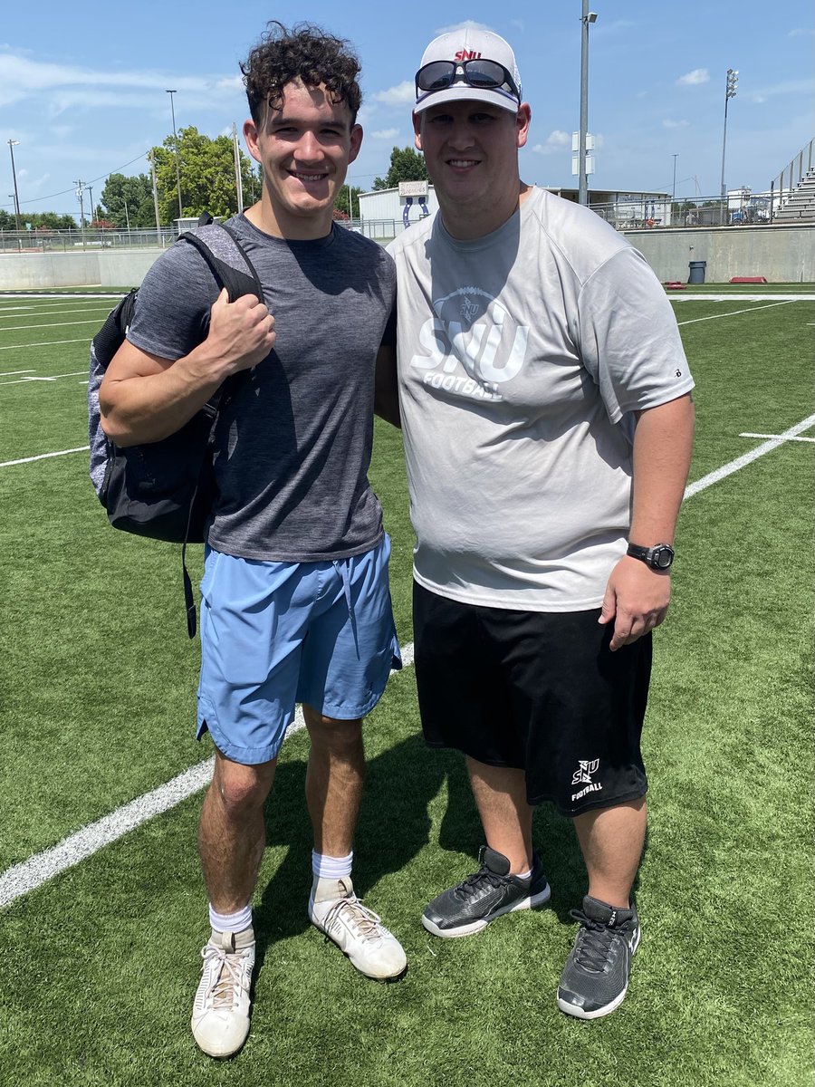 Bryce Duron (@bryceduron12) on Twitter photo Thank you to <a href="/coach40evans/">Cody Evans</a> for having me at the <a href="/SNUFootball/">SNU Football</a> camp today. I look forward to staying in touch. Thank you to <a href="/coach40evans/">Cody Evans</a> for having me at the <a href="/SNUFootball/">SNU Football</a> camp today. I look forward to staying in touch.
