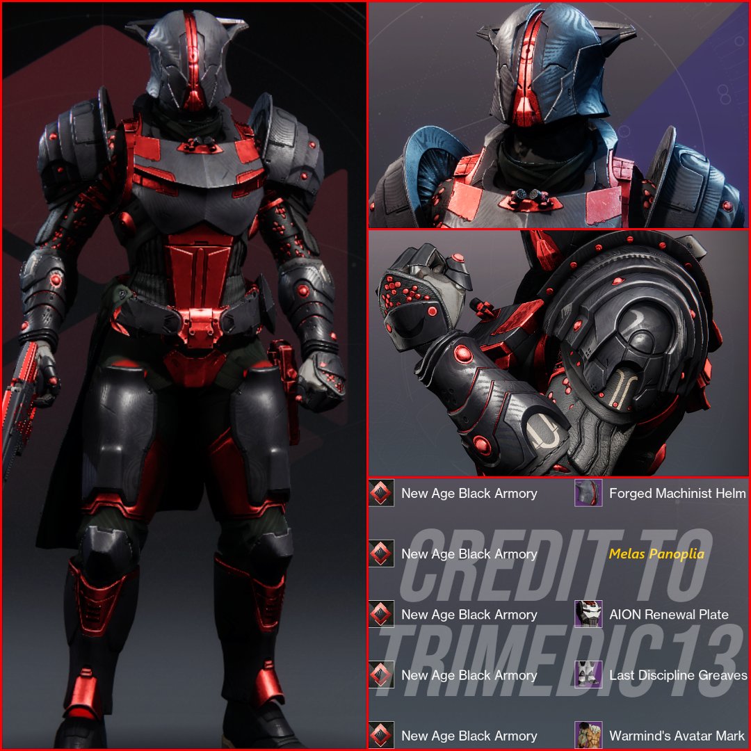 KrypzYT's tweet image. NEW Titan Exotic Fashion!
Credit to Trimedic13 from my Discord
Follow for more Destiny 2 Fashion!