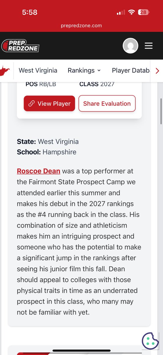 Roscoe Dean (@roscoe_220) on Twitter photo Thank you <a href="/PrepRedzoneWV/">Prep Redzone West Virginia</a> for the write up! 1 more month‼️⏳
<a href="/coachwaters21/">CoachWaters21</a>
<a href="/One11Recruiting/">One11 Recruiting</a>
<a href="/CoachTomKaufman/">Tom Kaufman 🇺🇸</a>
<a href="/CoachT_82/">Kenneth Tinsley</a>
<a href="/CoalfieldsCo/">Coalfields & Co.</a>
<a href="/CoachLinney/">Brandon Linney</a>
<a href="/CoachRod_McD/">Rod McDowell</a>
<a href="/ChrisBergeski/">Chris Bergeski</a>
<a href="/GBRRecruits/">GBR Recruiting</a>
<a href="/gbrgfx/">GBRGFX</a>
<a href="/CoachLPorter/">Larry Porter</a> Thank you <a href="/PrepRedzoneWV/">Prep Redzone West Virginia</a> for the write up! 1 more month‼️⏳
<a href="/coachwaters21/">CoachWaters21</a>
<a href="/One11Recruiting/">One11 Recruiting</a>
<a href="/CoachTomKaufman/">Tom Kaufman 🇺🇸</a>
<a href="/CoachT_82/">Kenneth Tinsley</a>
<a href="/CoalfieldsCo/">Coalfields & Co.</a>
<a href="/CoachLinney/">Brandon Linney</a>
<a href="/CoachRod_McD/">Rod McDowell</a>
<a href="/ChrisBergeski/">Chris Bergeski</a>
<a href="/GBRRecruits/">GBR Recruiting</a>
<a href="/gbrgfx/">GBRGFX</a>
<a href="/CoachLPorter/">Larry Porter</a>