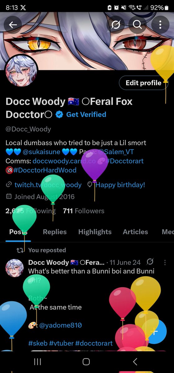 Docc Woody 🇦🇺 ○Feral Fox Docctor○ tweet media