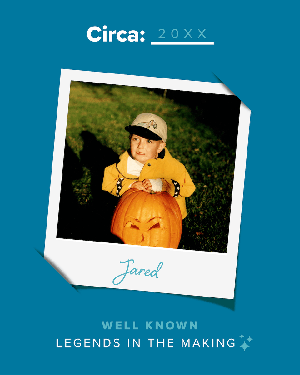 Here’s a young Jared getting into the Halloween spirit with some serious pumpkin carving skills. 🎃🧡

Proof that his creativity and attention to detail started early! 👨‍🎨

Guess the year this photo was taken!
.
.
.

 #ThrowbackFriday #PumpkinCarving #Early2000sVibes