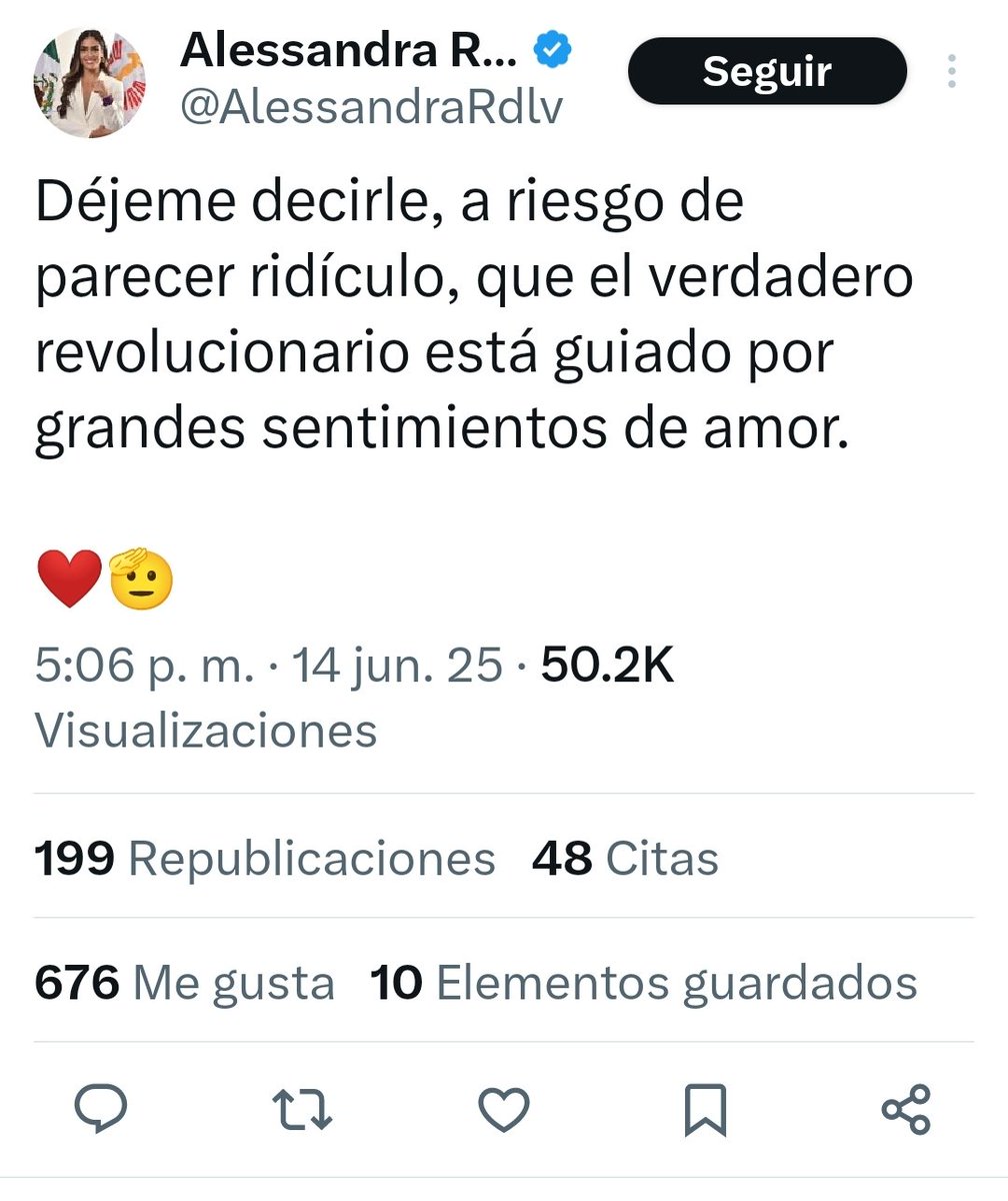 Seguro pensó que era frase de  Gael García