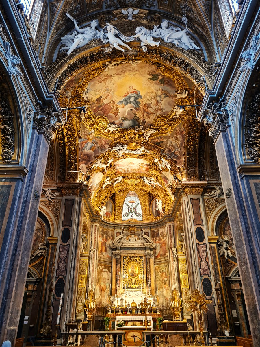 mohikanmeriri's tweet image. ローマには日本人のための国教会、Chiesa di Santa Maria dell’Orto。バロック様式の真髄と言われています。#イタリア