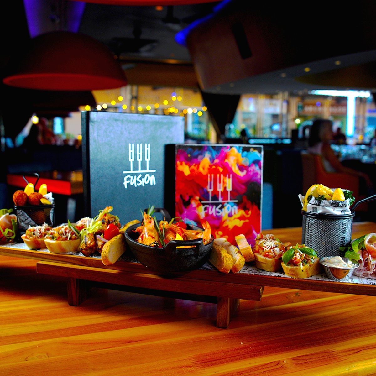 Want something special to add to your vacation experience? Elevate your evening with a mouthwatering tapas selection at Fusion Restaurant, Tapas, Wine &amp; Piano Bar just minutes from Divi &amp; Tamarijn Aruba!*

*Not included with our amenities, available at an extra cost.