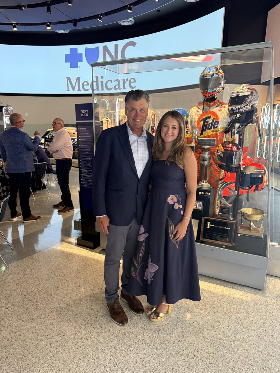 MW55's tweet image. Fun evening at the @NASCARHall with the family. Thank you @bcbsnc for having us.