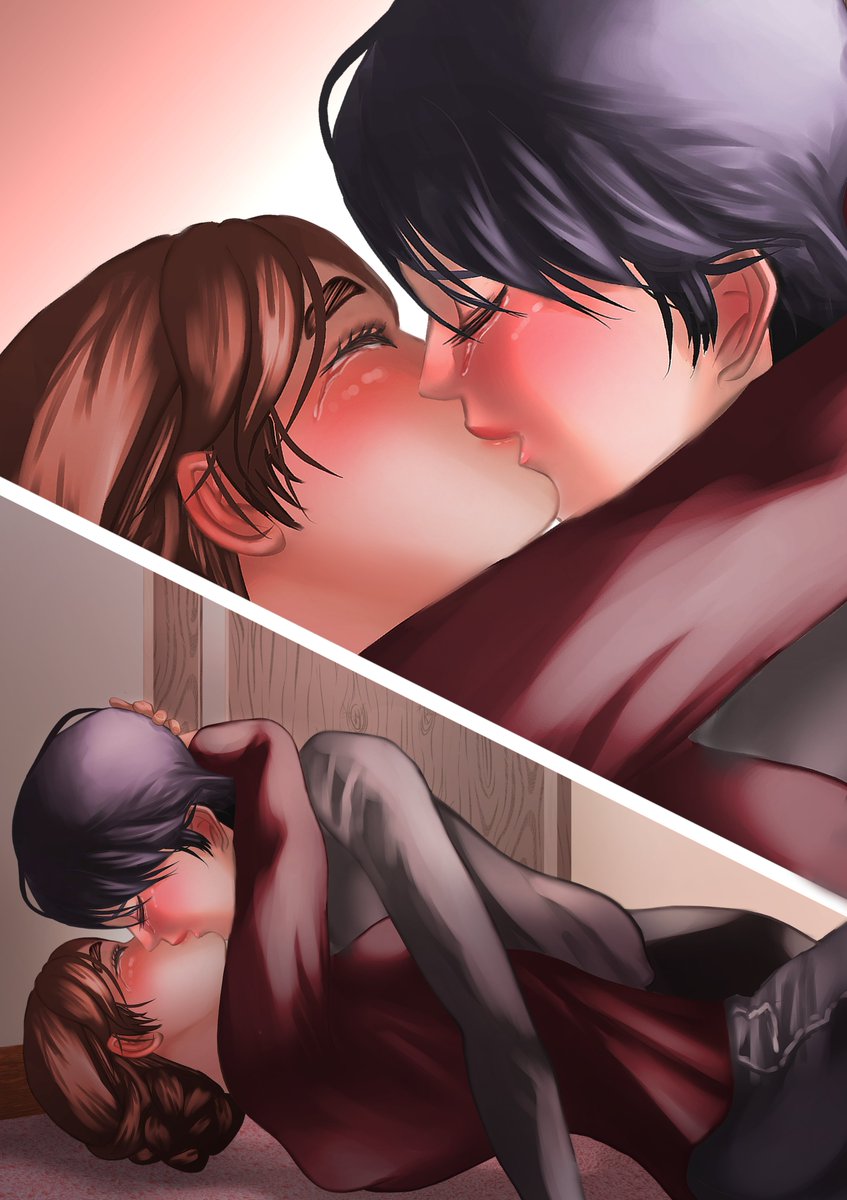 akechi321de's tweet image. #創作百合 #漫画が読めるハッシュタグ
#泉と日向の協奏交響曲
クリスマスの夜の出来事
読みやすいように4ページをまとめました。