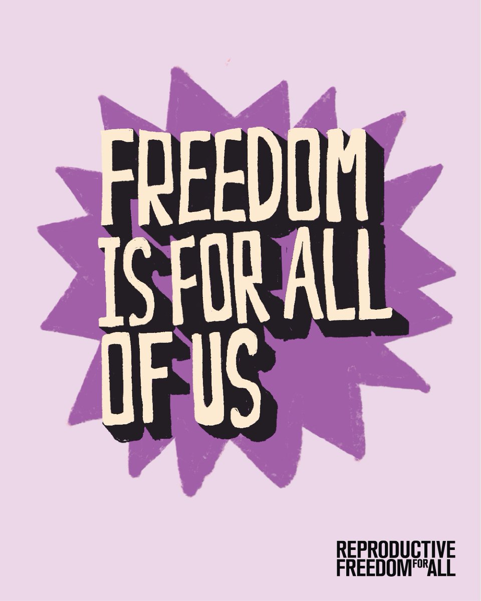 reproforall's tweet image. Freedom isn’t a privilege—it’s a right. No exceptions. No compromises. #FreedomForAll #ReproFreedom