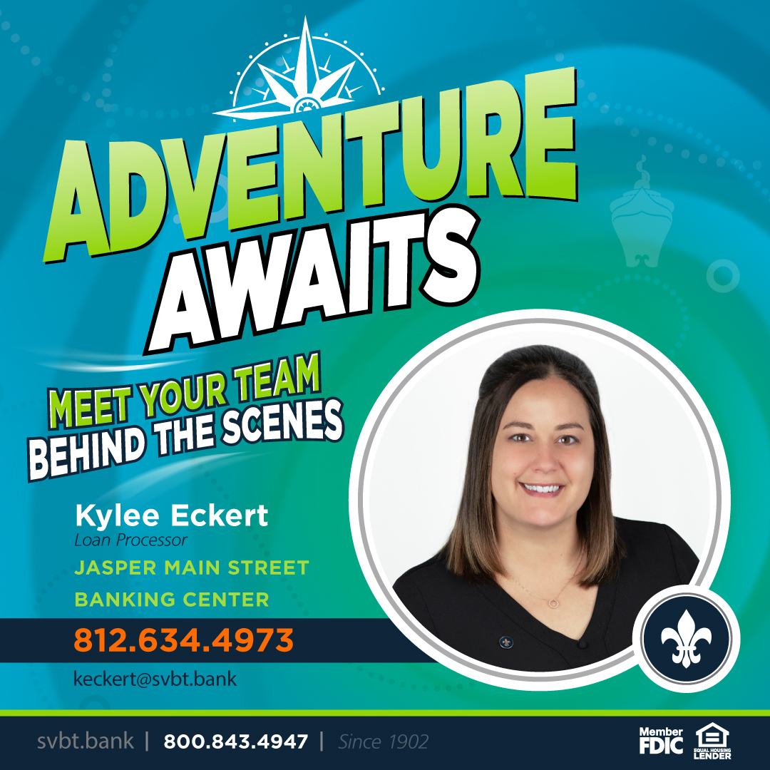 #SpringsValleyCrew ⚓
Meet Kylee Eckert – Springs Valley’s Loan Processor!

🔗 svbt.bank