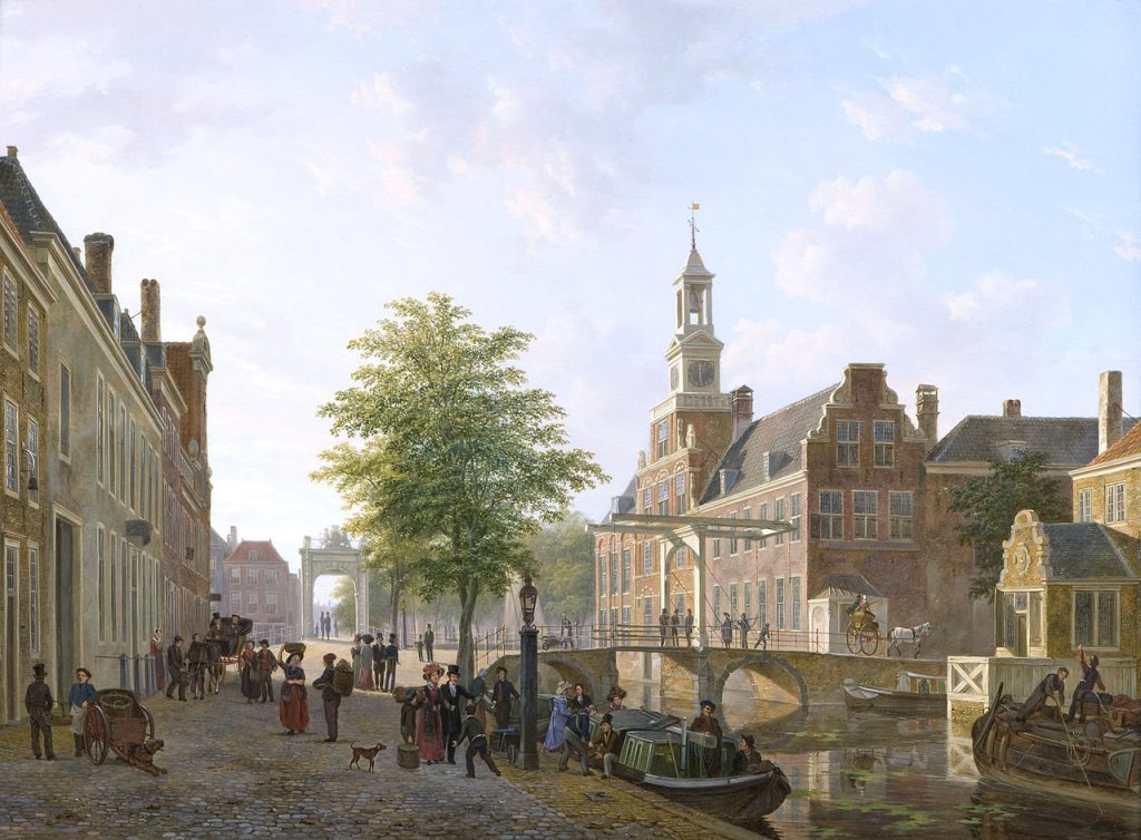 Art__Paintings's tweet image. Bartholomeus van Hove
Dutch artist
View of the Old Women and Children’s Hospital in The Hague (1830)