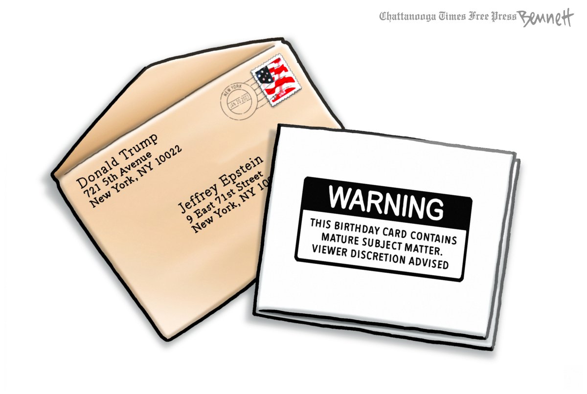7/19/2025- The Birthday Card #Trump #Epstein #EpsteinsBFF #birthdaycard #WonderfulSecret   timesfreepress.com/news/2025/jul/…