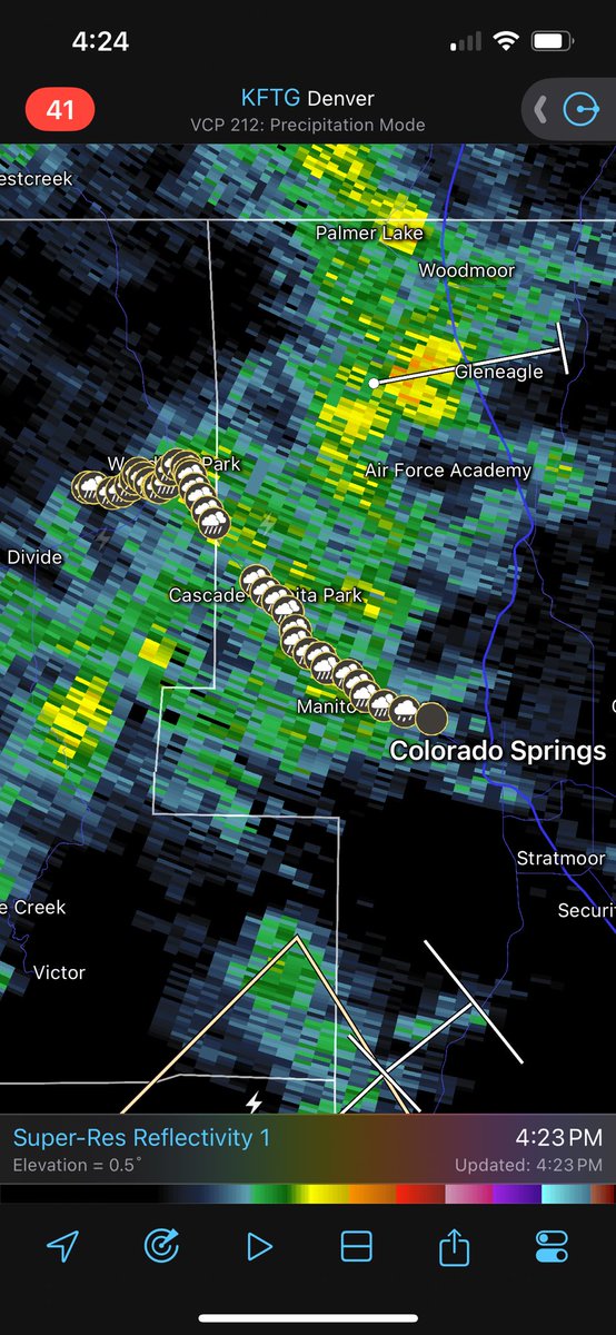 I think there’s rain on Hwy 24 #cowx